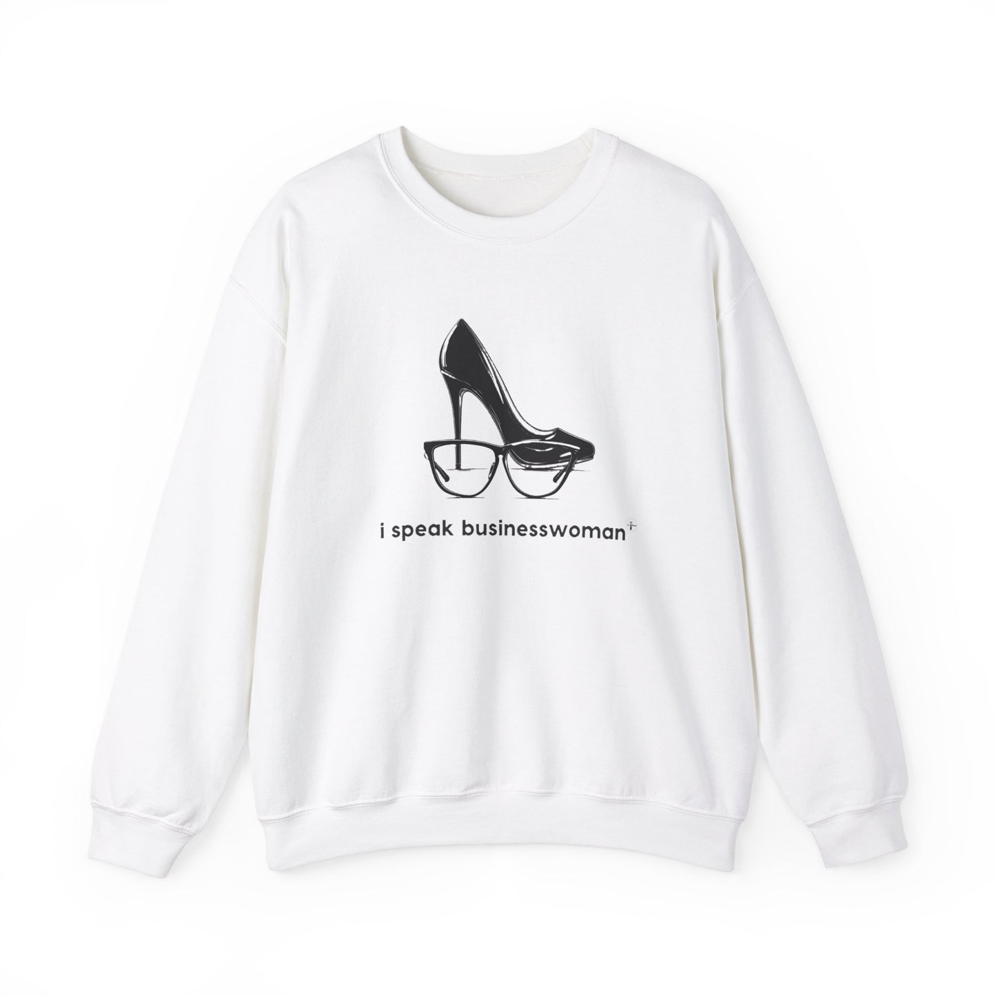 i speak businesswoman (image) - Crewneck Sweatshirt
