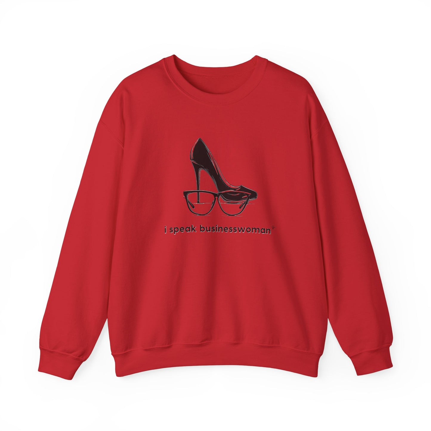 i speak businesswoman (image) - Crewneck Sweatshirt
