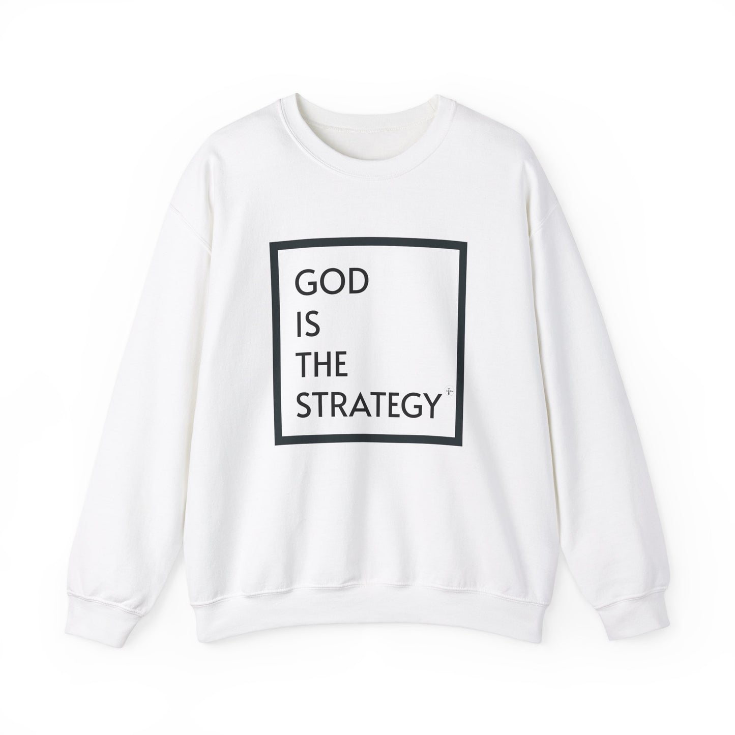 GOD IS THE STRATEGY - Crewneck Sweatshirt