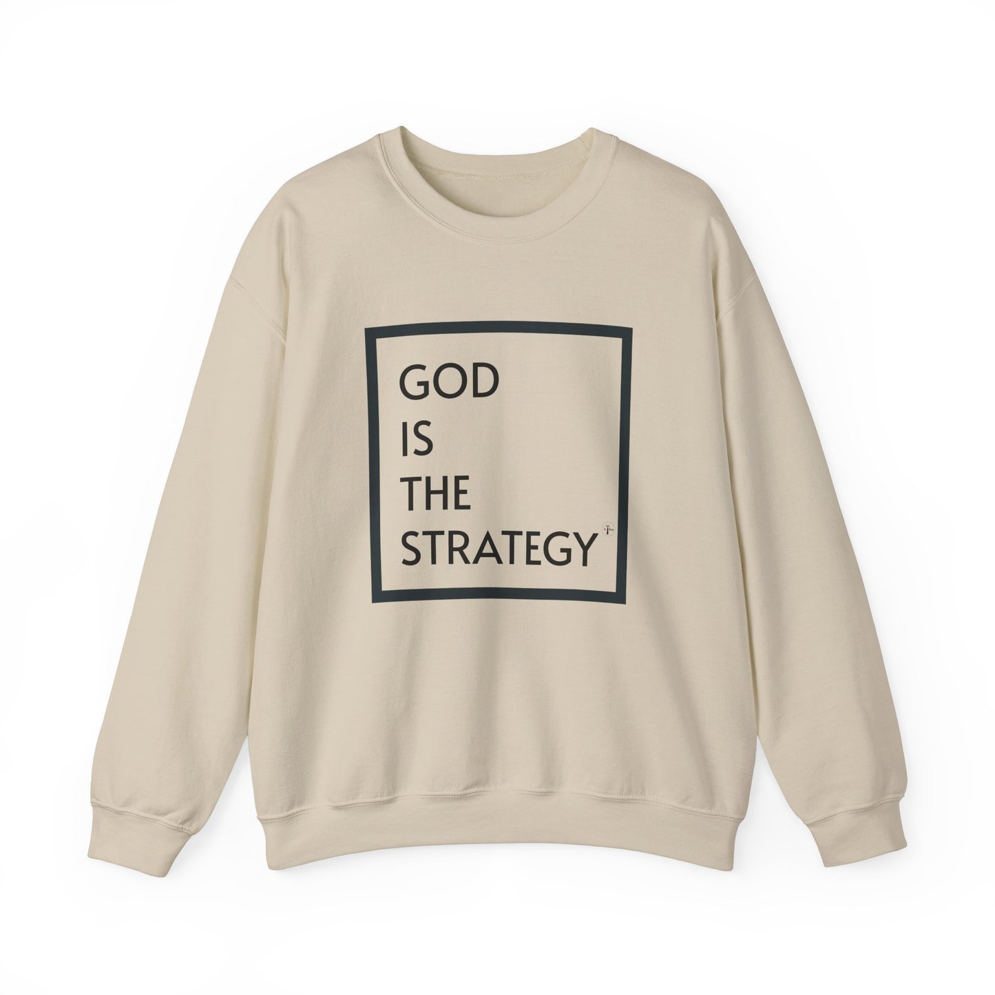 GOD IS THE STRATEGY - Crewneck Sweatshirt