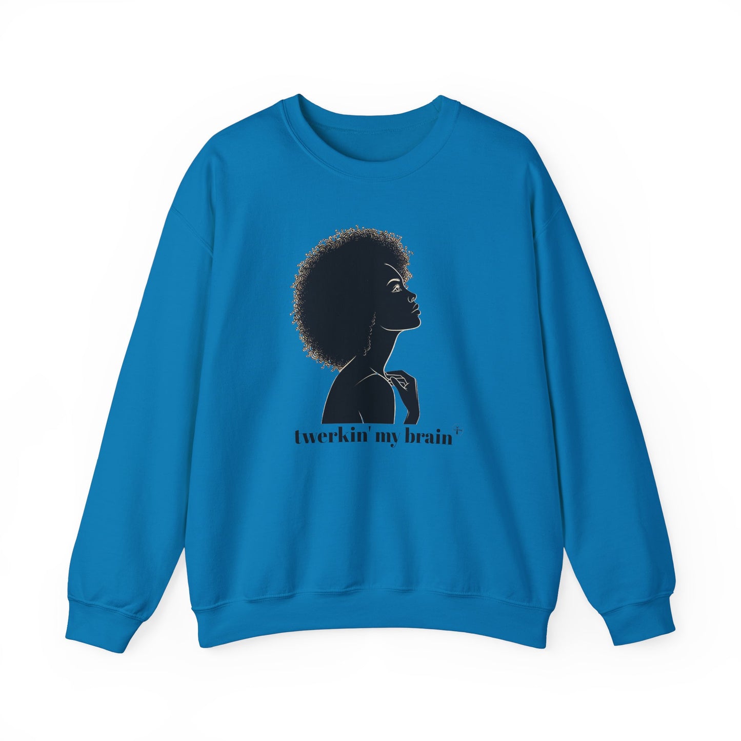 twerkin' my brain (image) - Crewneck Sweatshirt