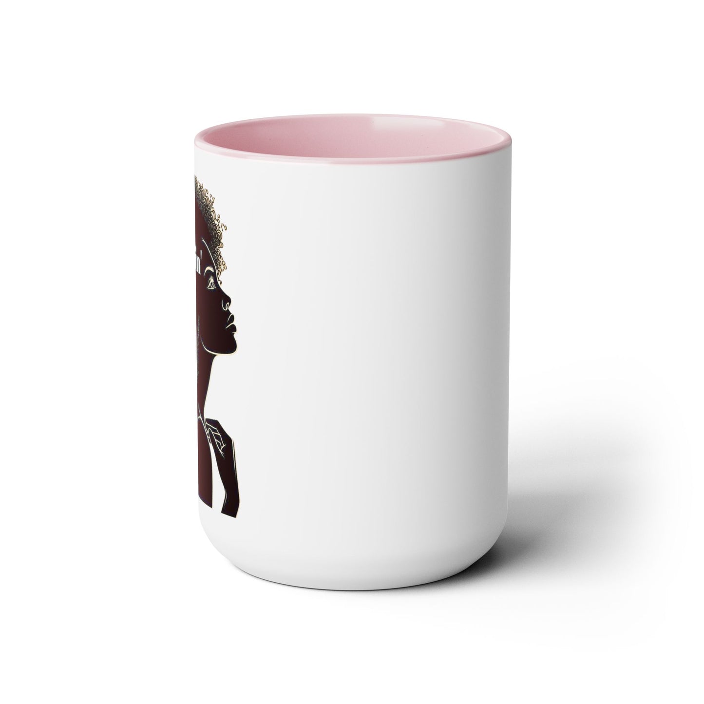 twerkin' my brain - Two-Tone Coffee Mug, 15oz