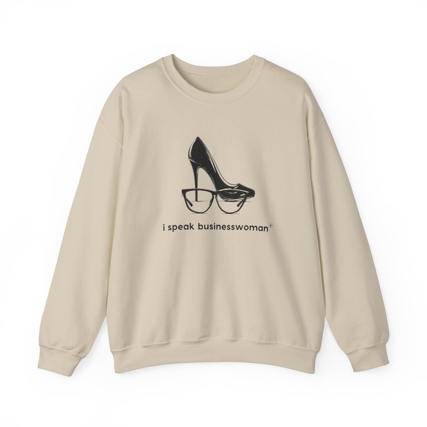 i speak businesswoman (image) - Crewneck Sweatshirt